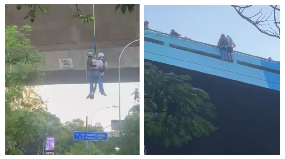 Proibidos pela Prefeitura de São Paulo desde 2005, saltos radicais seguem sendo oferecidos no Viaduto Sumaré por valores a partir de R$ 89