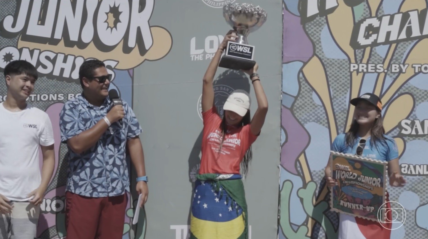 Luana Silva conquista o Mundial Júnior de Surfe, nas Filipinas