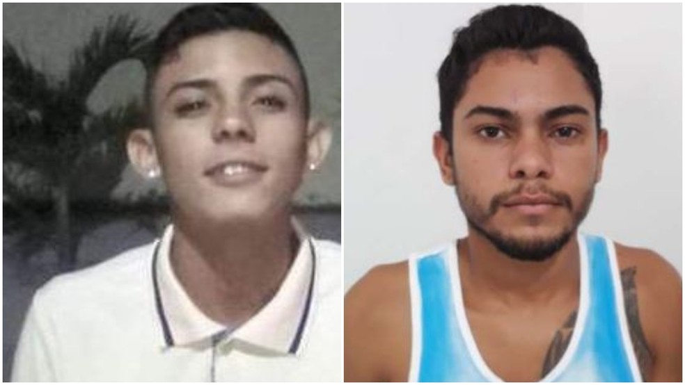 Sérgio Mendes Rocha Filho e Cristian Bruno Silva Pereira foram condenados pelo assassinato do gerente de banco Carlos Alberto Silvino Fonseca, de 59 anos, ocorrido em janeiro de 2020, na cidade de Aquiraz. — Foto: Polícia Civil/ Divulgação