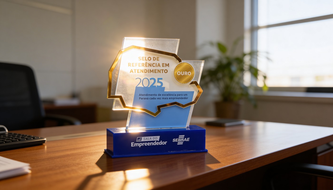 Sala do Empreendedor de Fazenda Rio Grande recebe Selo Ouro em Atendimento do Sebrae