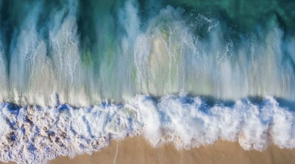 A imagem vencedora na categoria Wonderful Wold of Tides ('Maravilhoso Mundo das Marés') — Foto: CHRIS GUG
