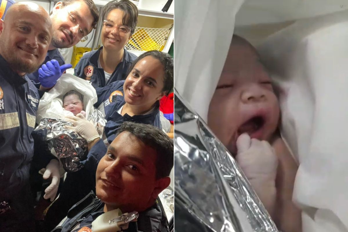 Mãe indígena dá à luz dentro de viatura do Samu nas primeiras horas de 2026; VÍDEO