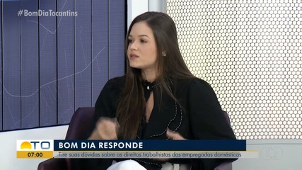 Advogada responde telespectadores sobre direitos de empregadas domésticas
