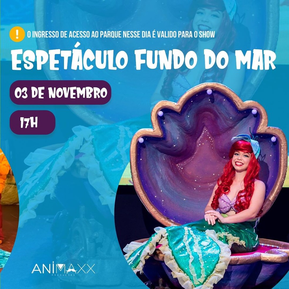 Programação da Expoagrinho Alagoas no dia 3 de novembro — Foto: Expoagro Alagoas