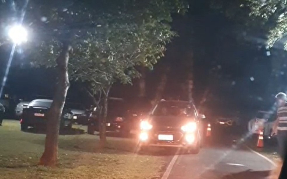 MP investigava uso de Cidade das Crianças durante show de Guns N' Roses em São José do Rio Preto (SP) — Foto: Reprodução / WhatsApp