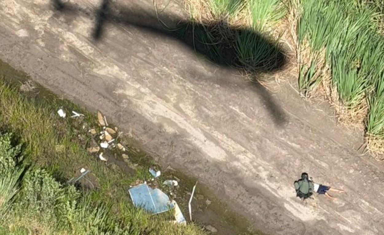 Idoso é achado pelo helicóptero da PM em área rural na divisa entre Nova Odessa e Sumaré após registro de desaparecimento 