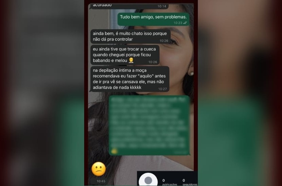 Jovem é denunciado por importunação sexual. — Foto: Reprodução