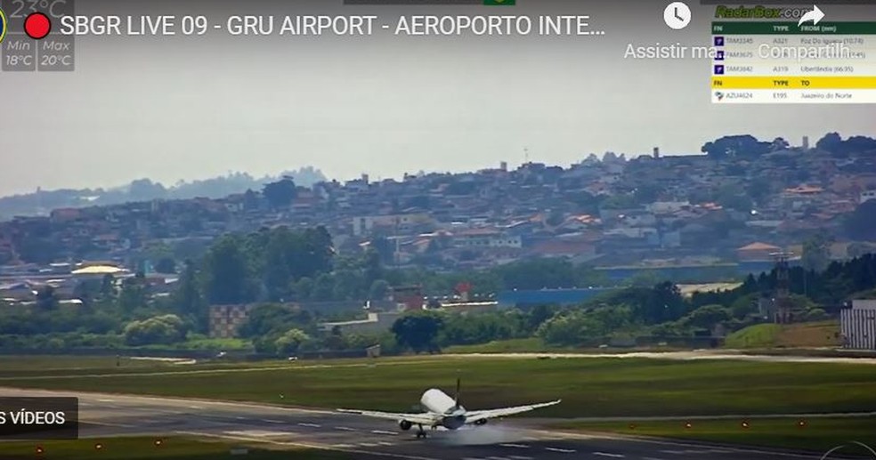 Tempo melhora e aviões podem pousar no Aeroporto de Cascavel