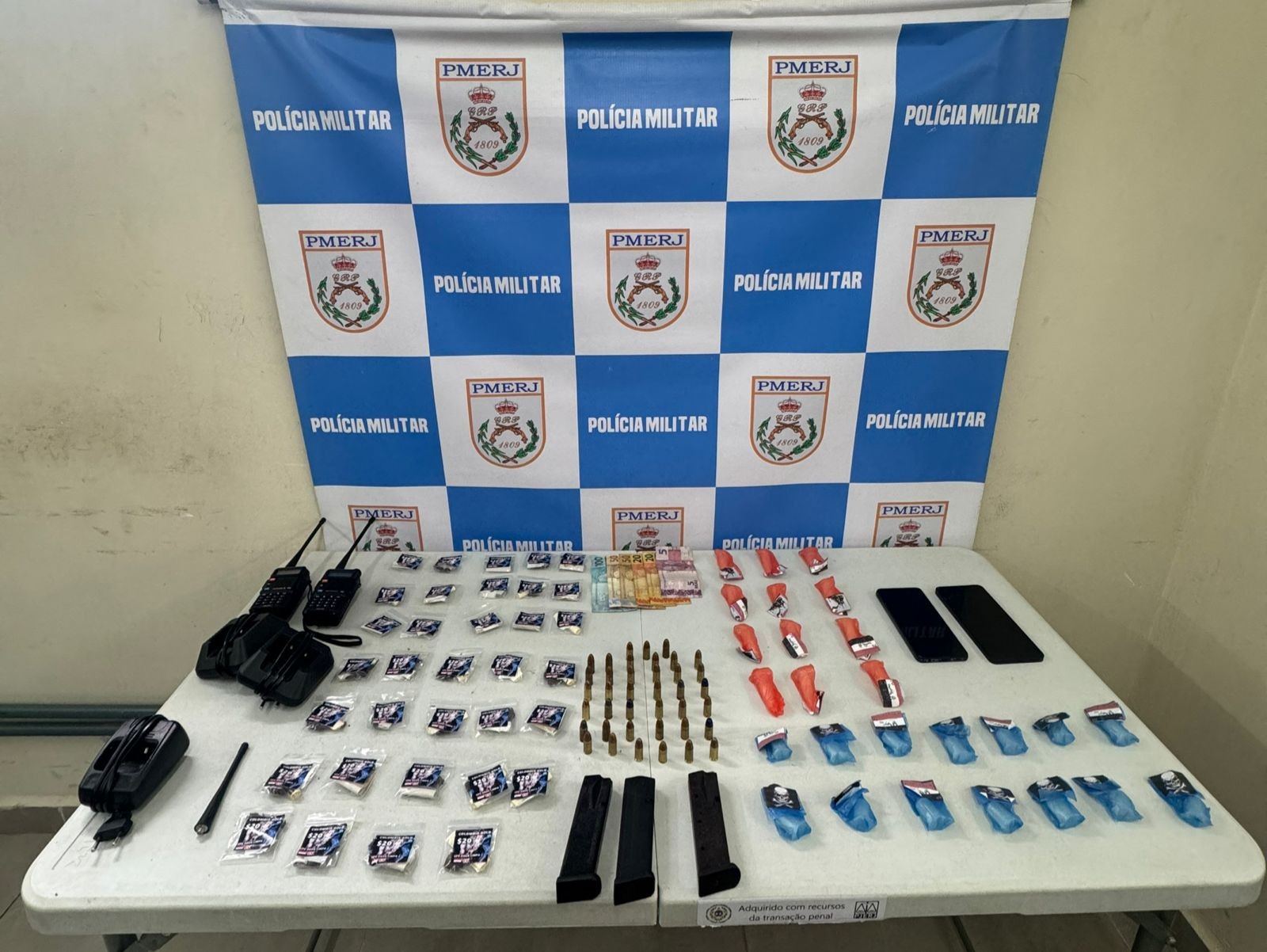 Homem é preso com drogas em Volta Redonda 