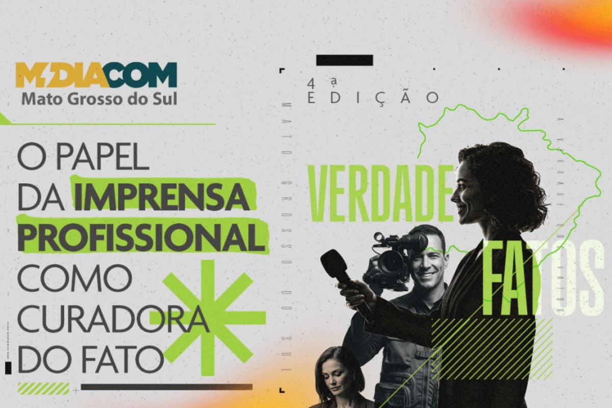 Midiacom MS promove fórum gratuito sobre fake news e credibilidade da imprensa em Campo Grande