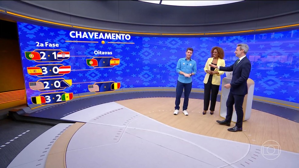 Chaveamento da Copa do Mundo: veja como ficou os confrontos das oitavas após jogos de quinta-feira (2) — Foto: Hora 1