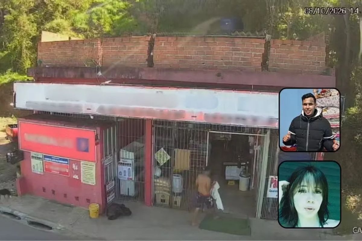 Suspeito de matar adolescente a facadas vai a mercado avisar sobre crime no interior de SP; VÍDEO