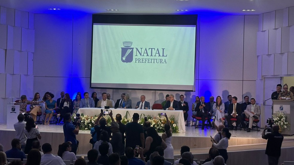 Posse aconteceu nesta quinta-feira (2) no Cemure — Foto: Kleber Teixeira/Inter TV Cabugi