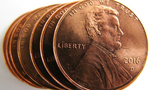 EUA encerram produção da moeda de um centavo após 232 anos - Foto: (REUTERS/Mike Blake)