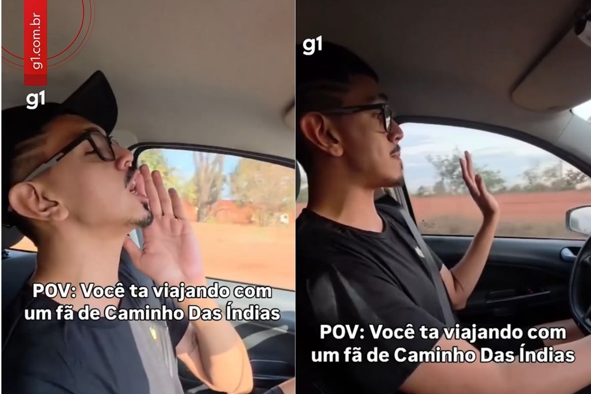 Ator de MS viraliza ao cantar trilha de 'Caminho das Índias' e ganha comentários de Rodrigo Lombardi e Juliana Paes