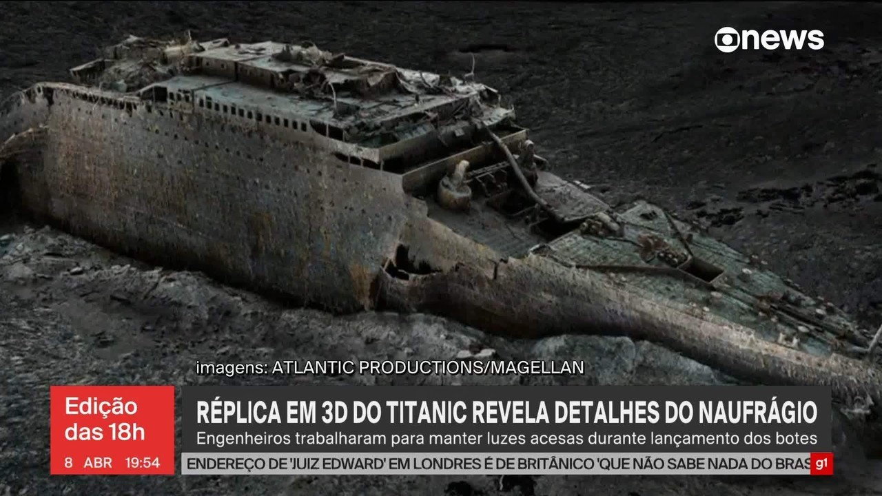 Pertences de vítimas do Titanic serão leiloados no Reino Unido