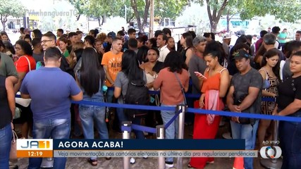 Cartório eleitoral de Palmas fica lotado no último dia para regularização de títulos
