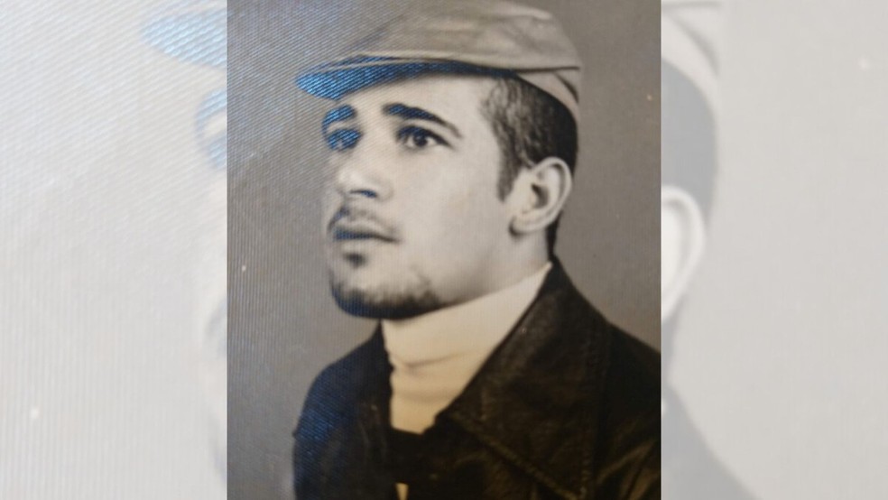 Primeira doação de sangue de Joaquim Garcia foi feita quando tinha apenas 19 anos — Foto: Arquivo pessoal