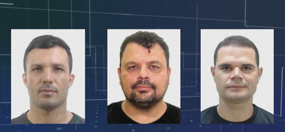 William de Barros Noia, Kleber Nascimento Freitas e Paulo Rodolpho Lima Nascimento — Foto: JN/Arquivo 