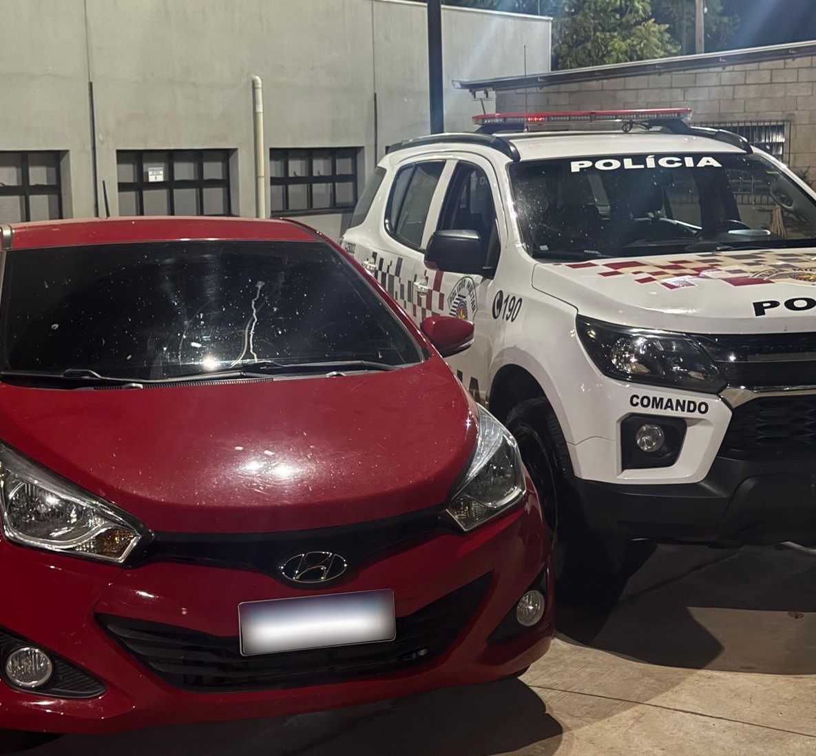 Casal é preso em flagrante por receptação, uso de documento falso e adulteração de identificação de carro, em Dracena