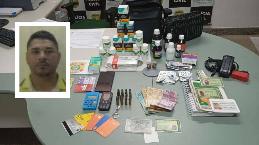 Homem de 33 anos sequestrou e dopou idosa para fazer empréstimo no nome dela — Foto: Polícia Civil