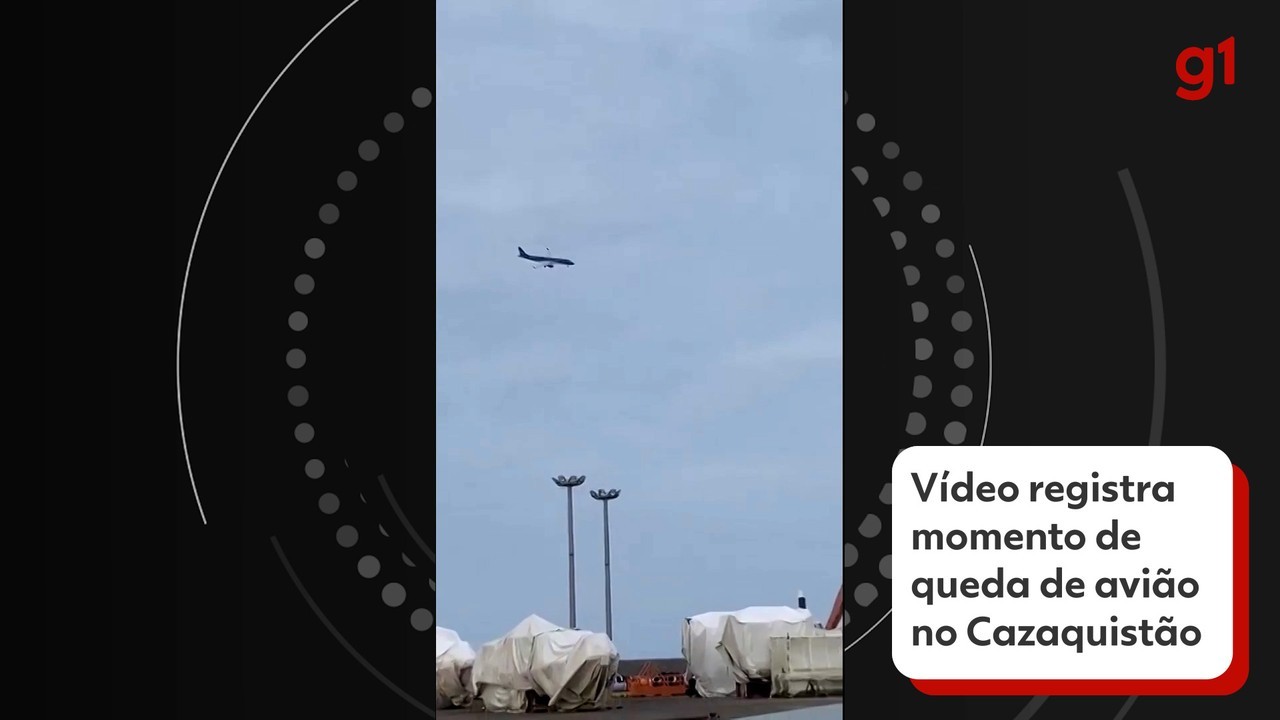 Vídeo mostra perfurações em avião da Azerbaijan Airlines que caiu no Cazaquistão