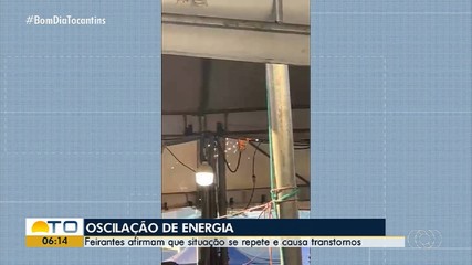 Comerciantes reclamam de picos de energia em feira de Palmas