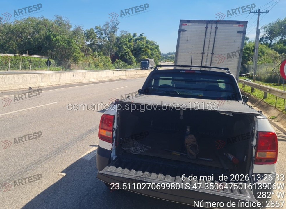 Homem morre atropelado na rodovia Raposo Tavares em Sorocaba (SP) — Foto: ARTESP