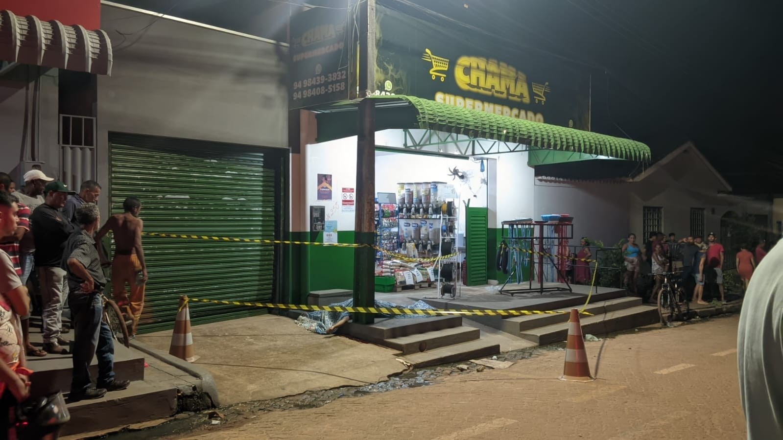 Comerciante é assassinado na porta do próprio supermercado em São Domingos do Araguaia