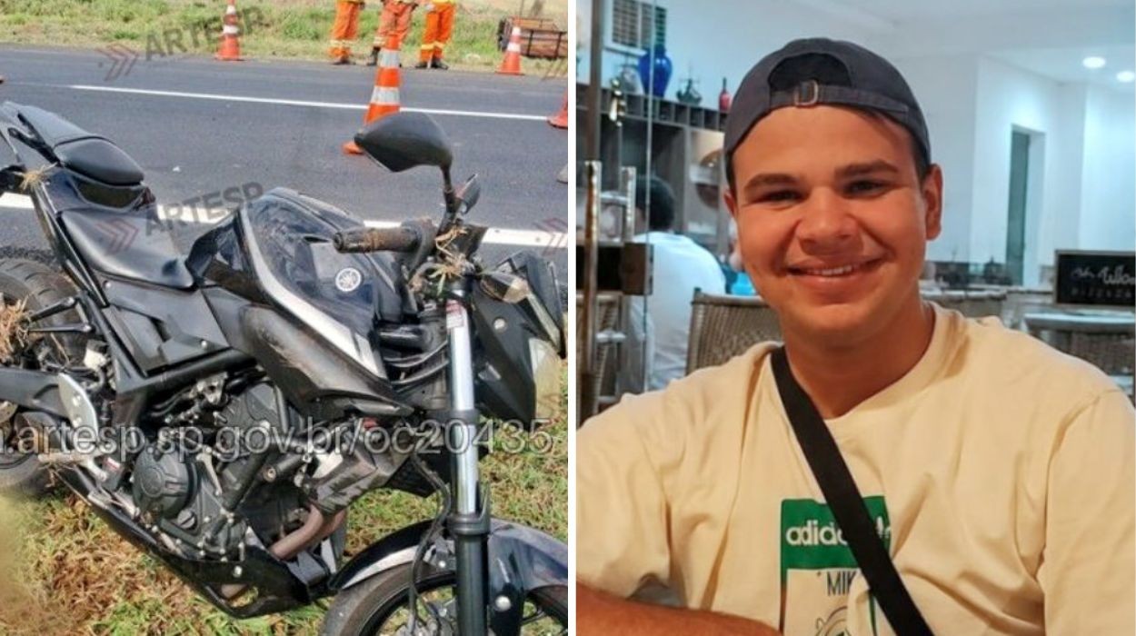 Motociclista morre após ser atropelado por caminhão na SP-310 no interior de SP