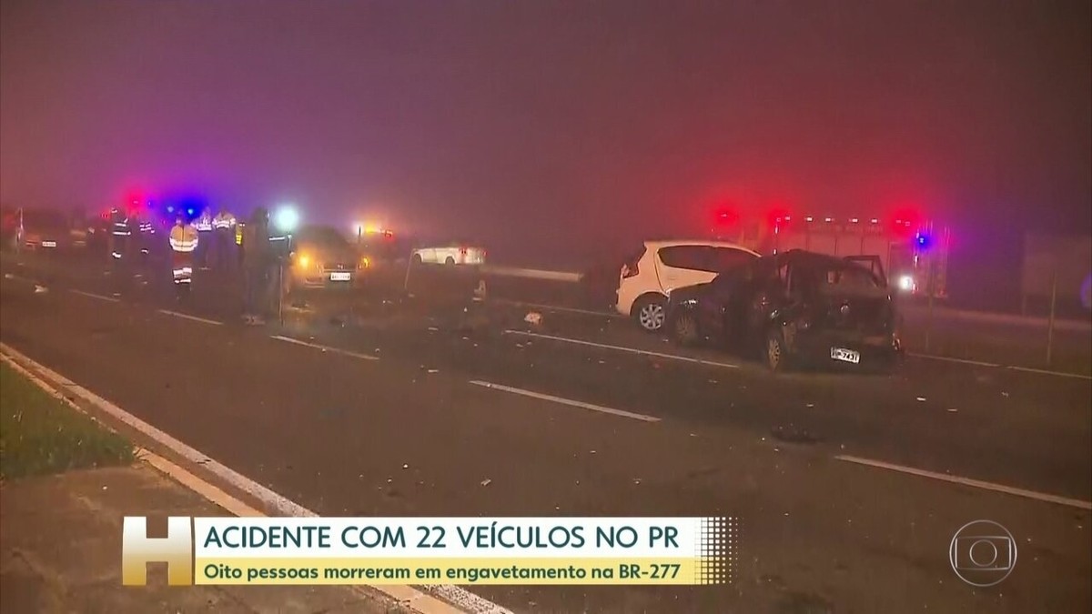 Tragédia na BR-277: Engavetamento no Paraná deixa pelo menos 5 mortos