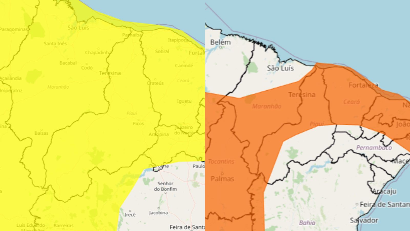 Piauí segue sob alerta para chuvas intensas no fim de semana; veja previsão