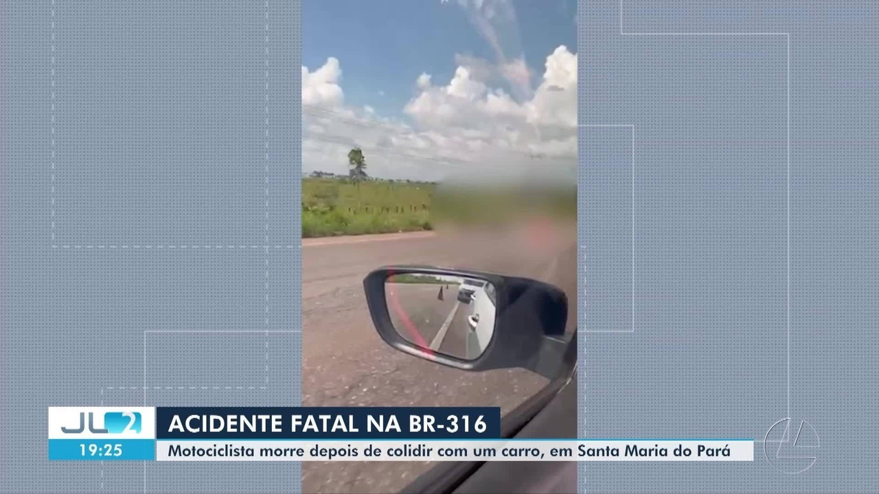 Homem morre em acidente entre carro e moto na BR-316, no Pará 