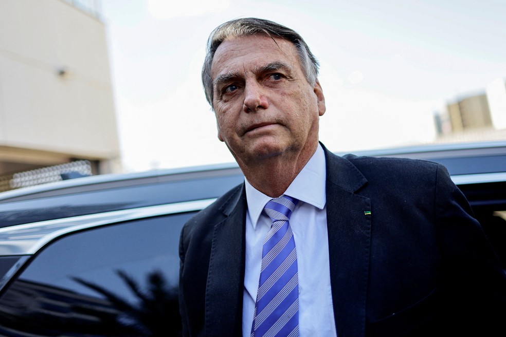 Ex-presidente Jair Bolsonaro em outubro de 2023 — Foto: Reuters/Ueslei Marcelino