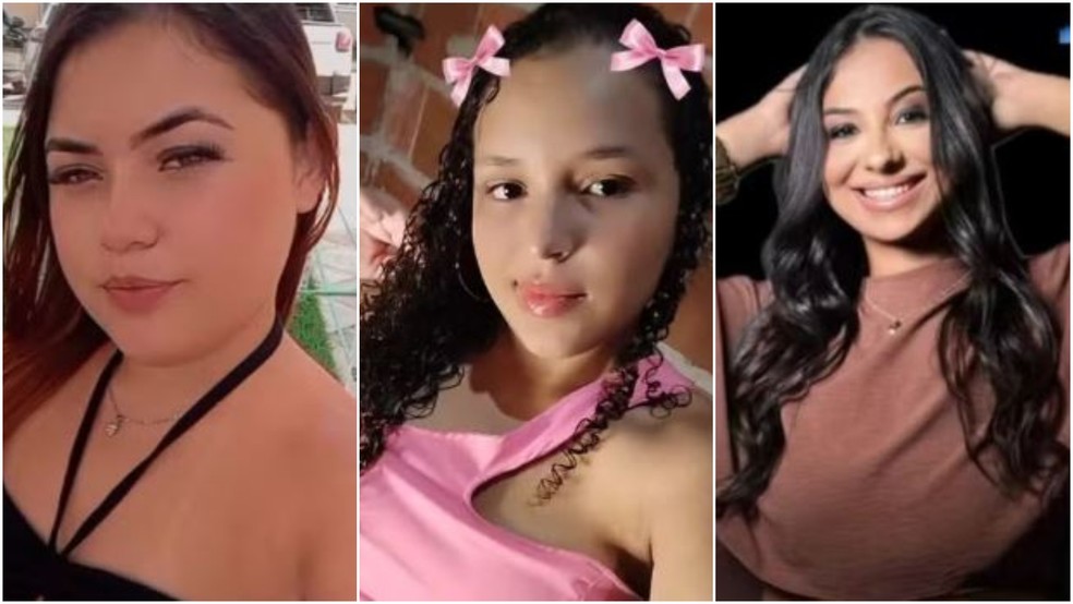 Camile Alves, Lorena Ferreira e Rafaela de Lima estão entre as vítimas de feminicídios ocorridos no Ceará no primeiro semestre deste ano. — Foto: Arquivo pessoal