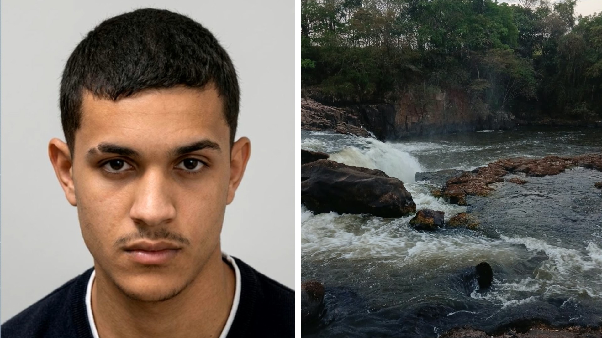 Jovem morre após escorregar em pedra e cair em rio durante passeio com amigos, dizem Bombeiros