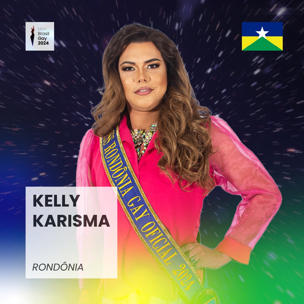 Kelly Karisma, de Rondônia — Foto: Miss Brasil Gay/Divulgação