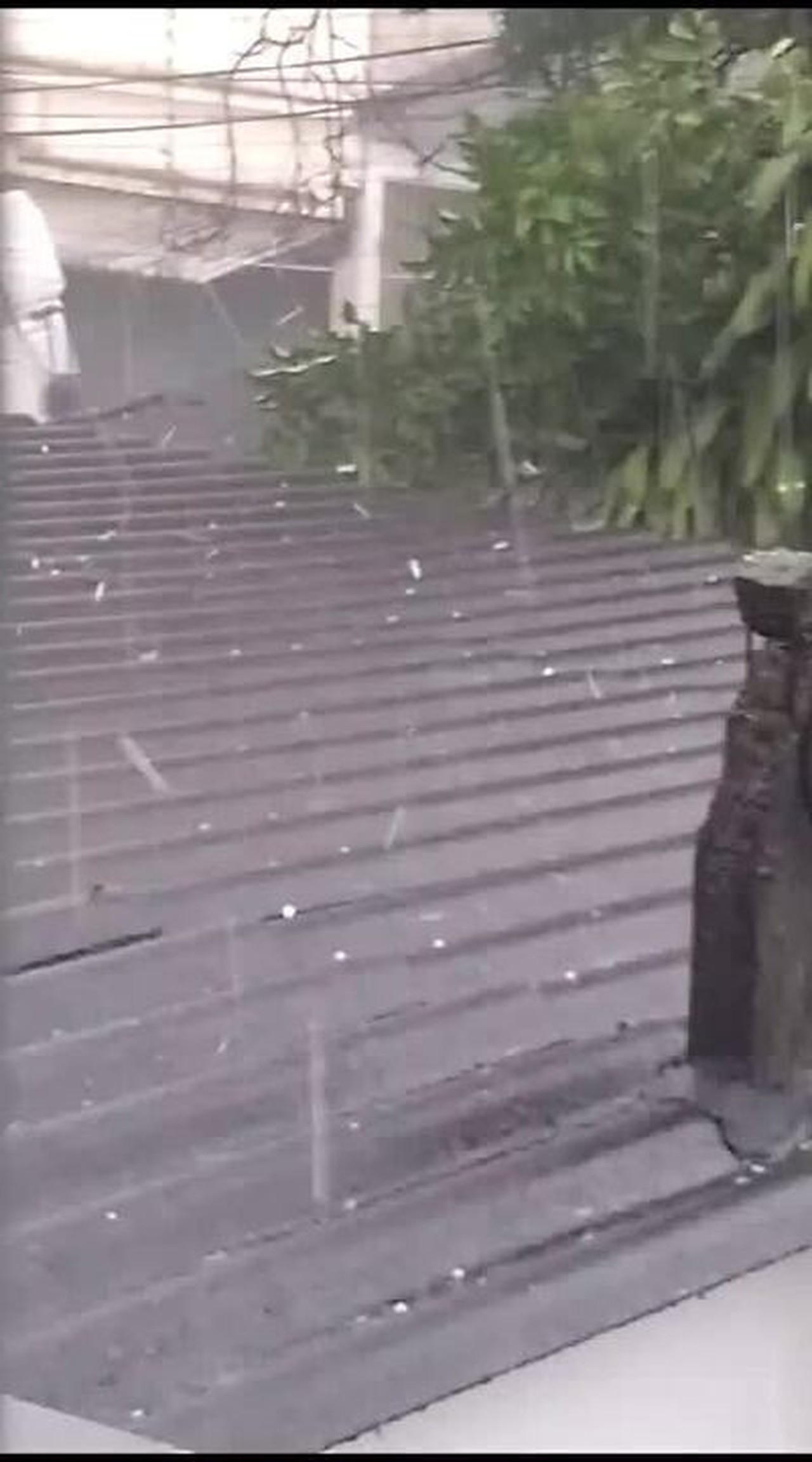 VÍDEO: em tarde de calor intenso, RJ tem chuva de granizo na Baixada