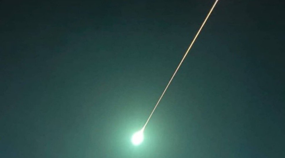 Usuários registraram fenômeno meteorológico nas redes sociais — Foto: Reprodução/ Twitter (X) @javromeromoreno