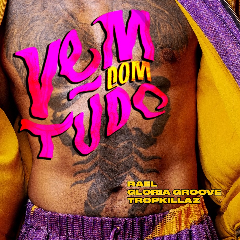 Rael vem com Gloria Groove e Tropkillaz em single que anuncia