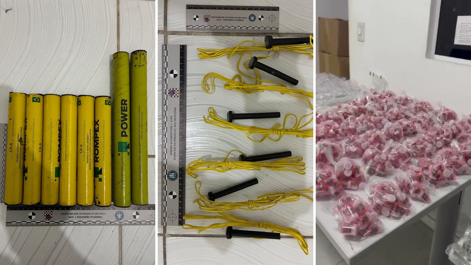 Polícia prende grupo e apreende drogas e explosivos em Sorocaba