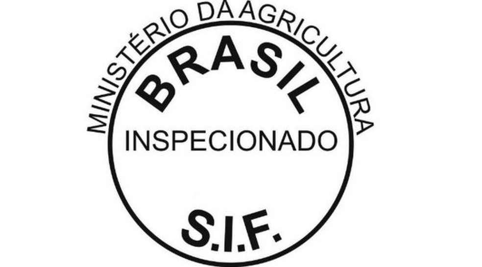 Os produtos de origem animal vendidos nacionalmente devem ter o selo do Serviço de Inspeção Federal (SIF). — Foto: Reprodução