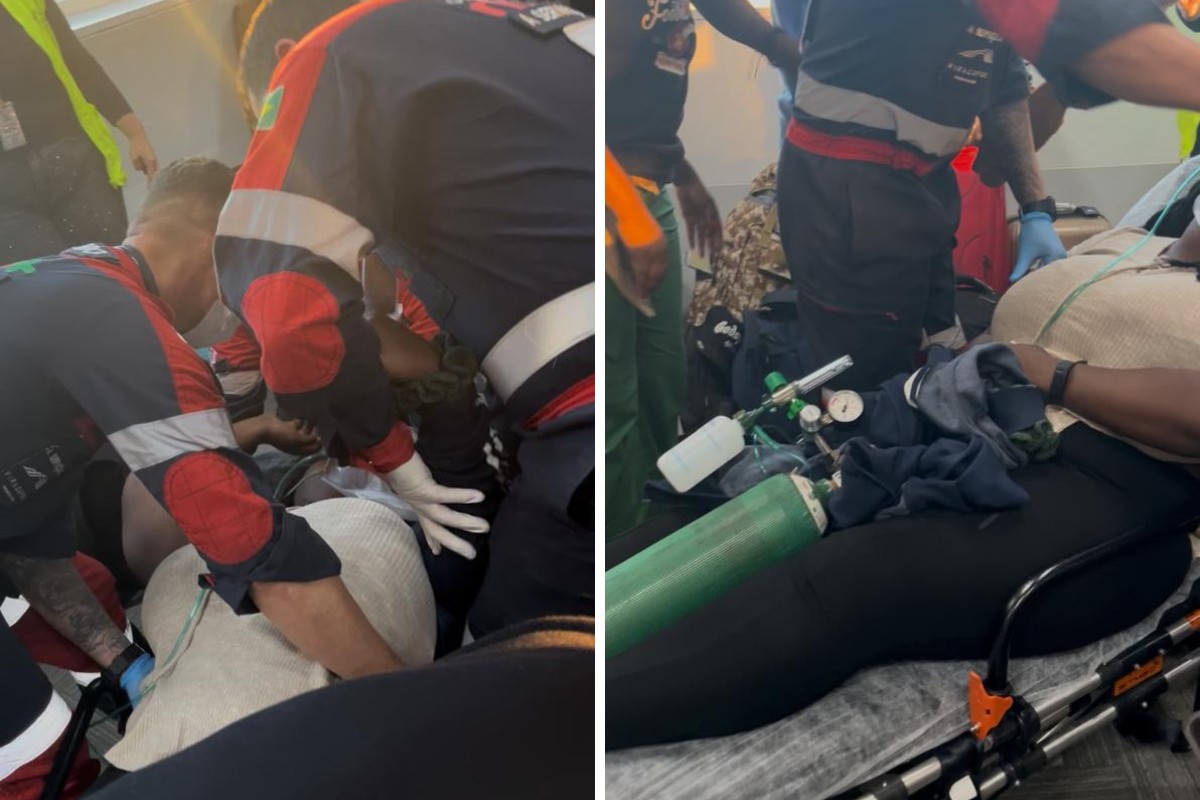 Haitiana retida em Viracopos passa mal e é atendida pelo Samu, diz advogada