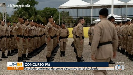 Resultado preliminar do concurso da Polícia Militar do Tocantins é divulgado