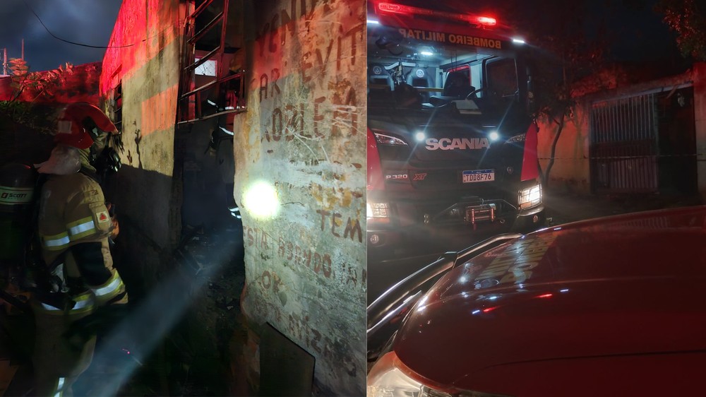 Morador morre carbonizado durante incêndio que consumiu casa em Uberlândia