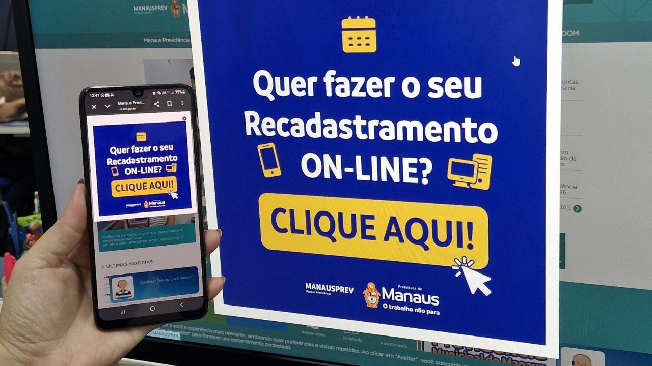 Manausprev convoca aposentados e pensionistas de maio para recadastramento obrigatório