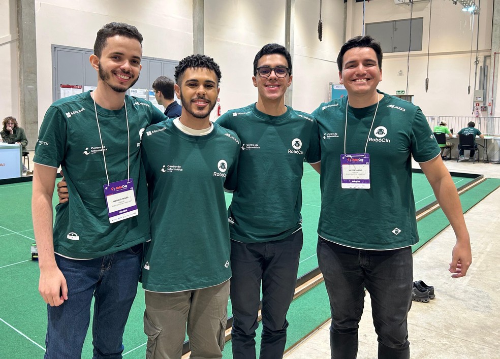 Cearenses participam da RoboCup 2025 — Foto: Mateus Xavier/g1