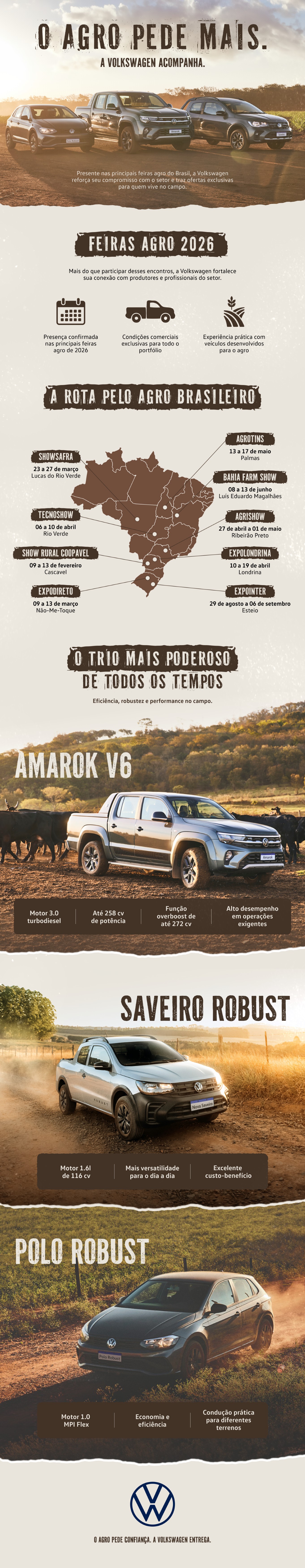 Volkswagen reforça parceria com o agronegócio nas principais feiras do Brasil