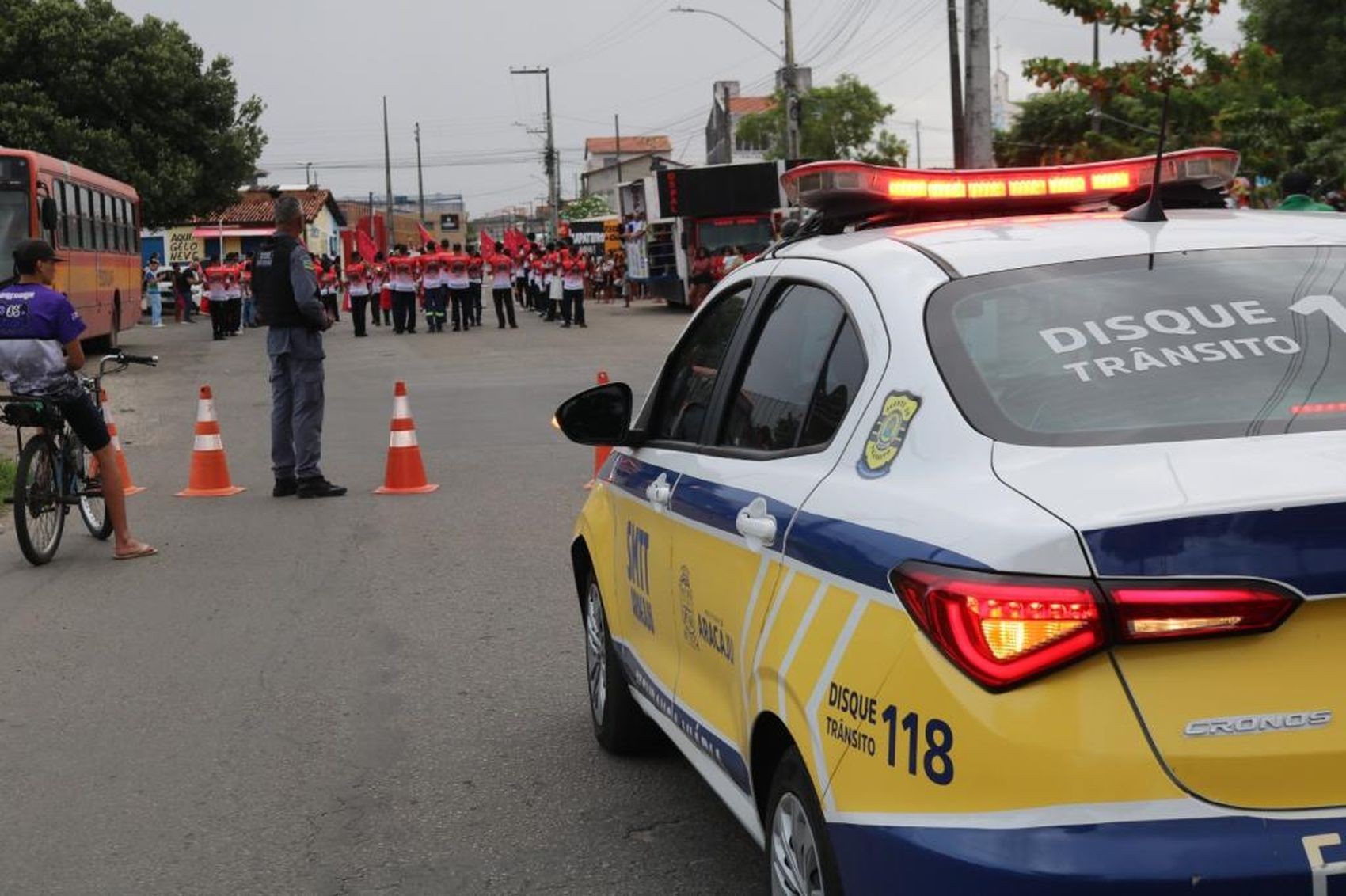 Saiba que bairros de Aracaju sofrem alterações no trânsito para ensaios do Desfile de 7 de setembro