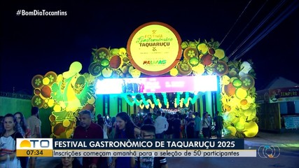 Inscrições de participantes do Festival Gastronômico começam nesta terça-feira (7)